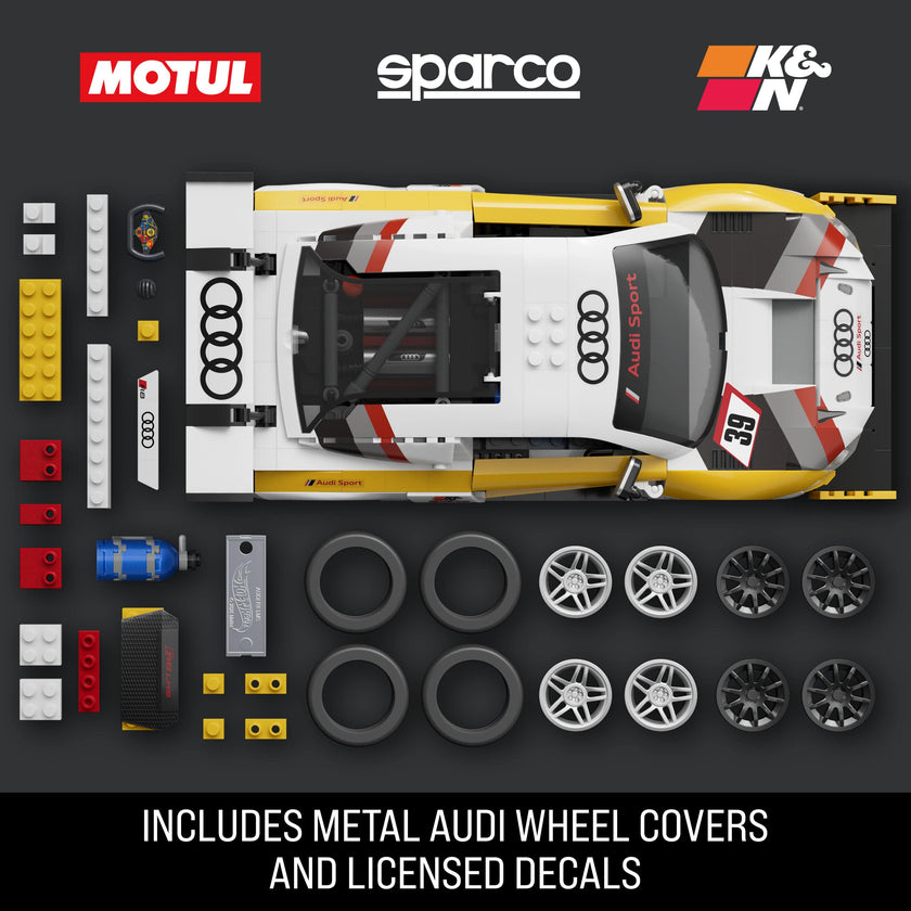 Mattel Brick Shop Hot Wheels Elite Series ’15 Audi R8 LMS Building Set 🍁 All In One Marketplace Canada