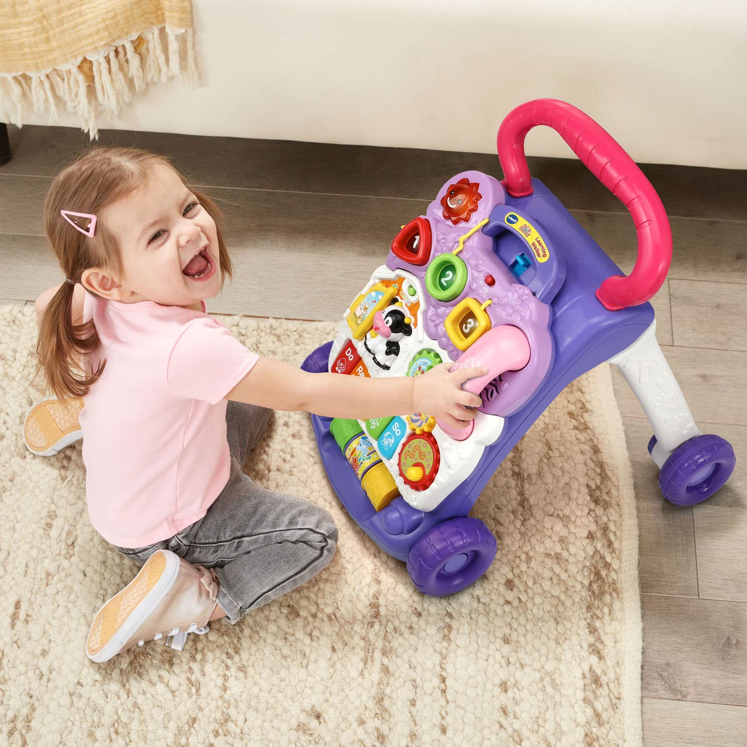 VTech Sit-to-Stand Learning Walker (Frustration Free Packaging - English Version), Purple 🍁 All In One Marketplace Canada