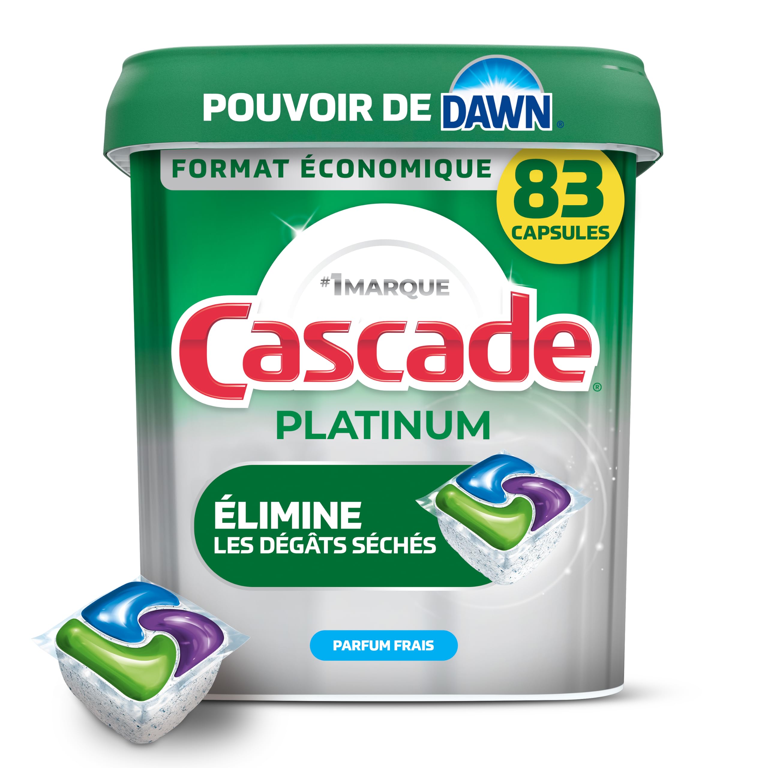 Cascade Platinum Dishwasher Detergent Pods, Dish Detergent Soap, Fresh Scent, 83 Count 🍁 All In One Marketplace Canada