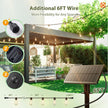 addlon 42FT(36+6) Solar Lights Outdoor Waterproof, String Lights Outdoor Solar power with Remote & USB Port 12+1 LED Shatterproof Bulbs 3 Light Modes,Dimmable &Timable Solar Light for Camping Backyard 🍁 All In One Marketplace Canada