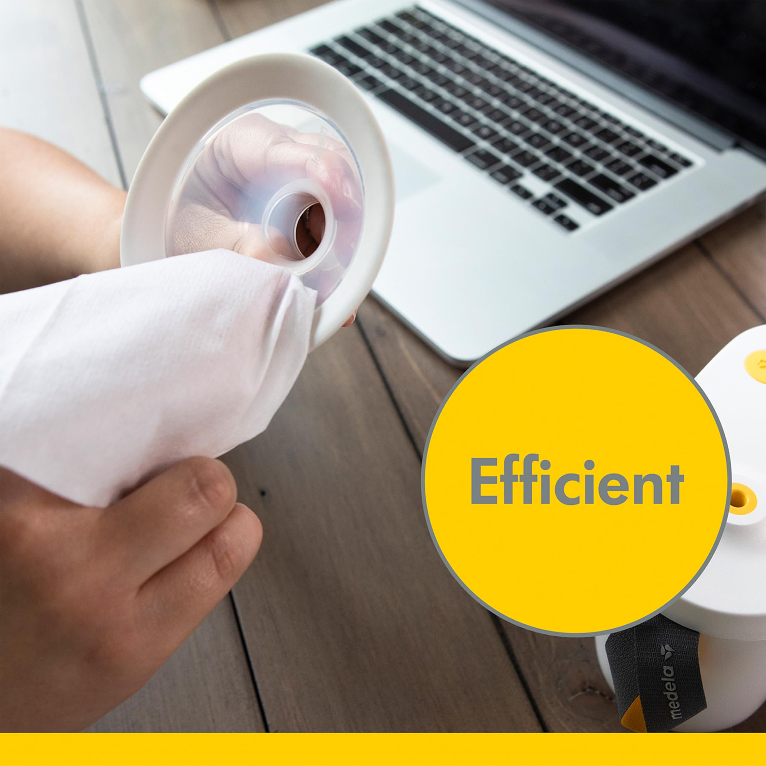 Medela Quick Clean Wipes for On-the-Go Cleaning of Breast Pumps, Accessories, and Various Surfaces, Resealable, Plant-Based, 3 Packs of 30 (90 Count) 🍁 All In One Marketplace Canada