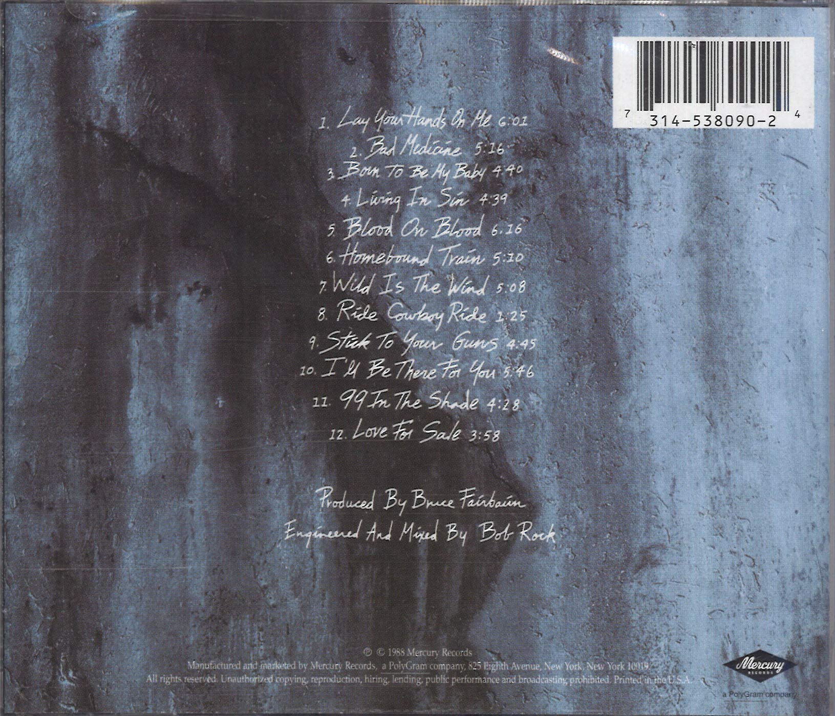 Bon Jovi / New Jersey - CD (Used)