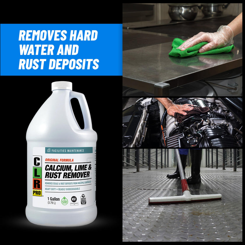 CLR Pro CL-4PRO Calcium, Lime and Rust Remover, 1 Gallon Bottle ( package may vary ) 🍁 All In One Marketplace Canada