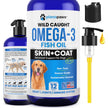 Omega 3 Fish Oil for Dogs – Liquid Dog Fish Oil Supplement – Supports Skin & Coat Health – Joint, Brain & Heart Support – for All Breeds & Ages 🍁 All In One Marketplace Canada