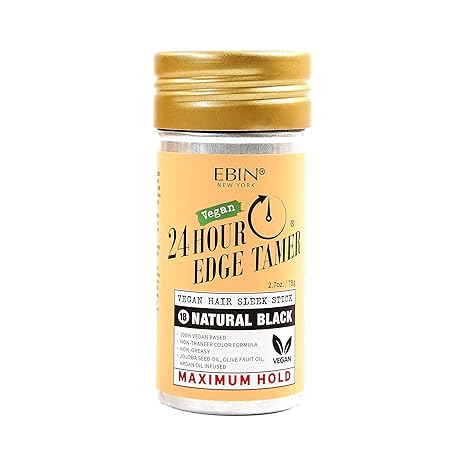 EBIN NEW YORK 24HR VEGAN HAIR SLEEK STICK - NATURAL BLACK 2.7OZ