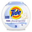 Tide PODS Free & Gentle Liquid Laundry Detergent Pacs, HE Compatible and Coldwater Clean, 76 Count 🍁 All In One Marketplace Canada