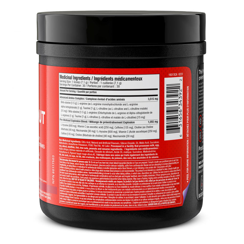 Six Star Pre-Workout Explosion for Men & Women, Fruit Punch (30 Servings) 🍁 All In One Marketplace Canada