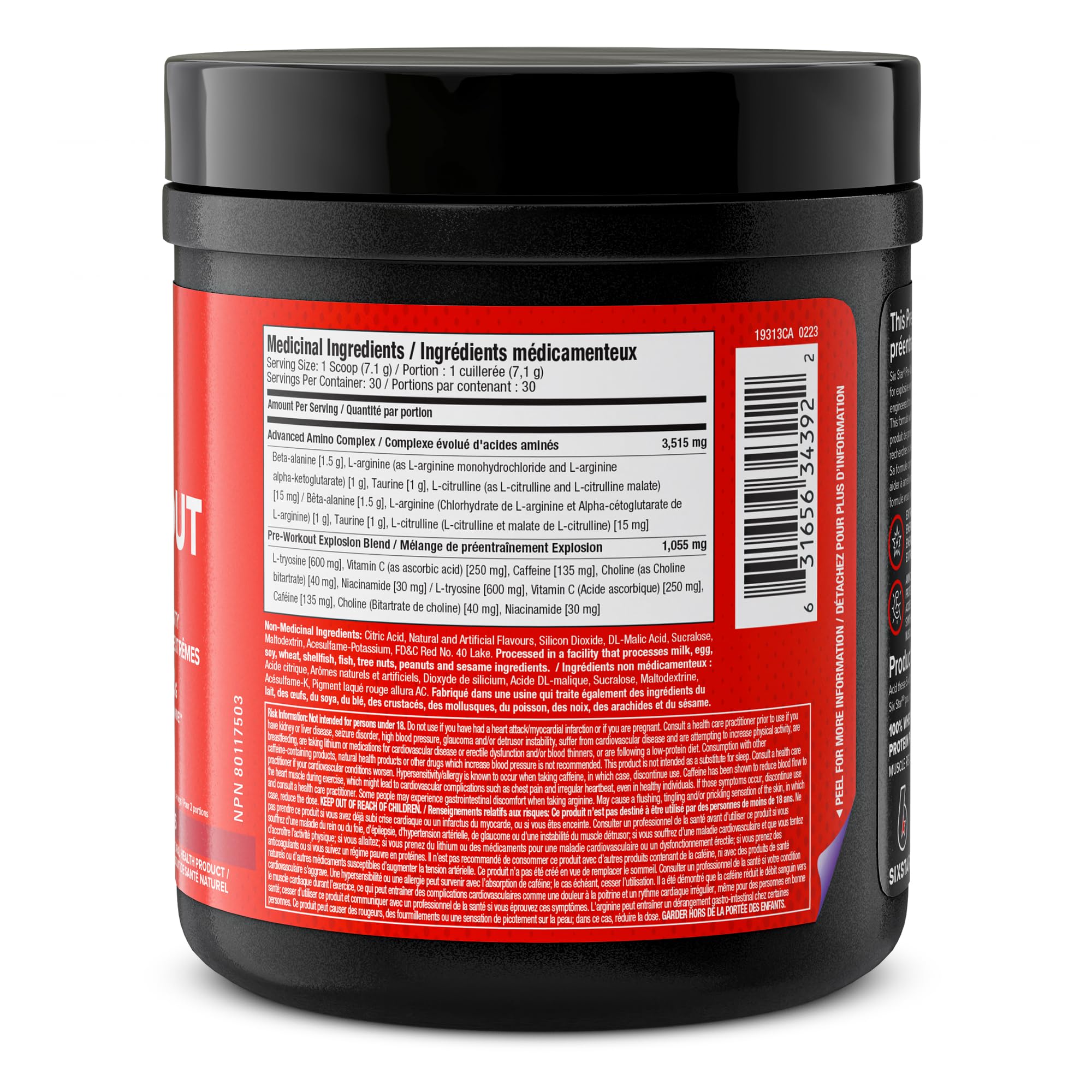 Six Star Pre-Workout Explosion for Men & Women, Blue Raspberry, 30 Servings 🍁 All In One Marketplace Canada