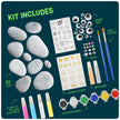Kids Rock Painting Kit - Glow in The Dark - Arts & Crafts Christmas Gifts for Boys and Girls Ages 4-12 - Craft Activities Kits - Creative Art Toys for 4, 5, 6, 7, 8, 9, 10, 11 & 12 Year Old Kids (Glow In The Dark) 🍁 All In One Marketplace Canada