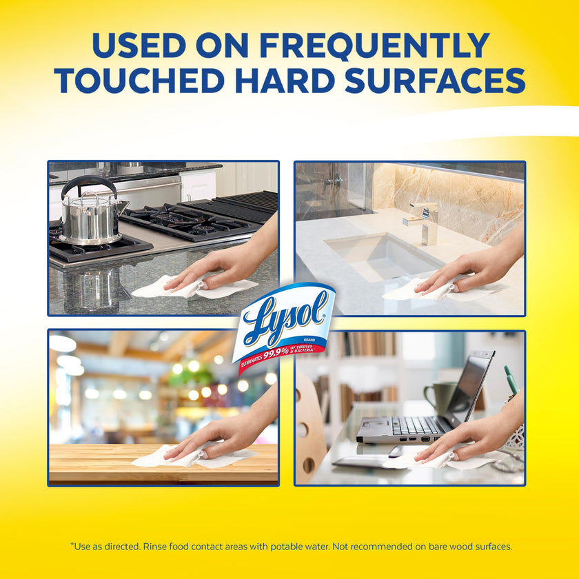 Lysol Thick Strong Disinfecting Wipes, 6 X 75 ct 🍁 All In One Marketplace Canada
