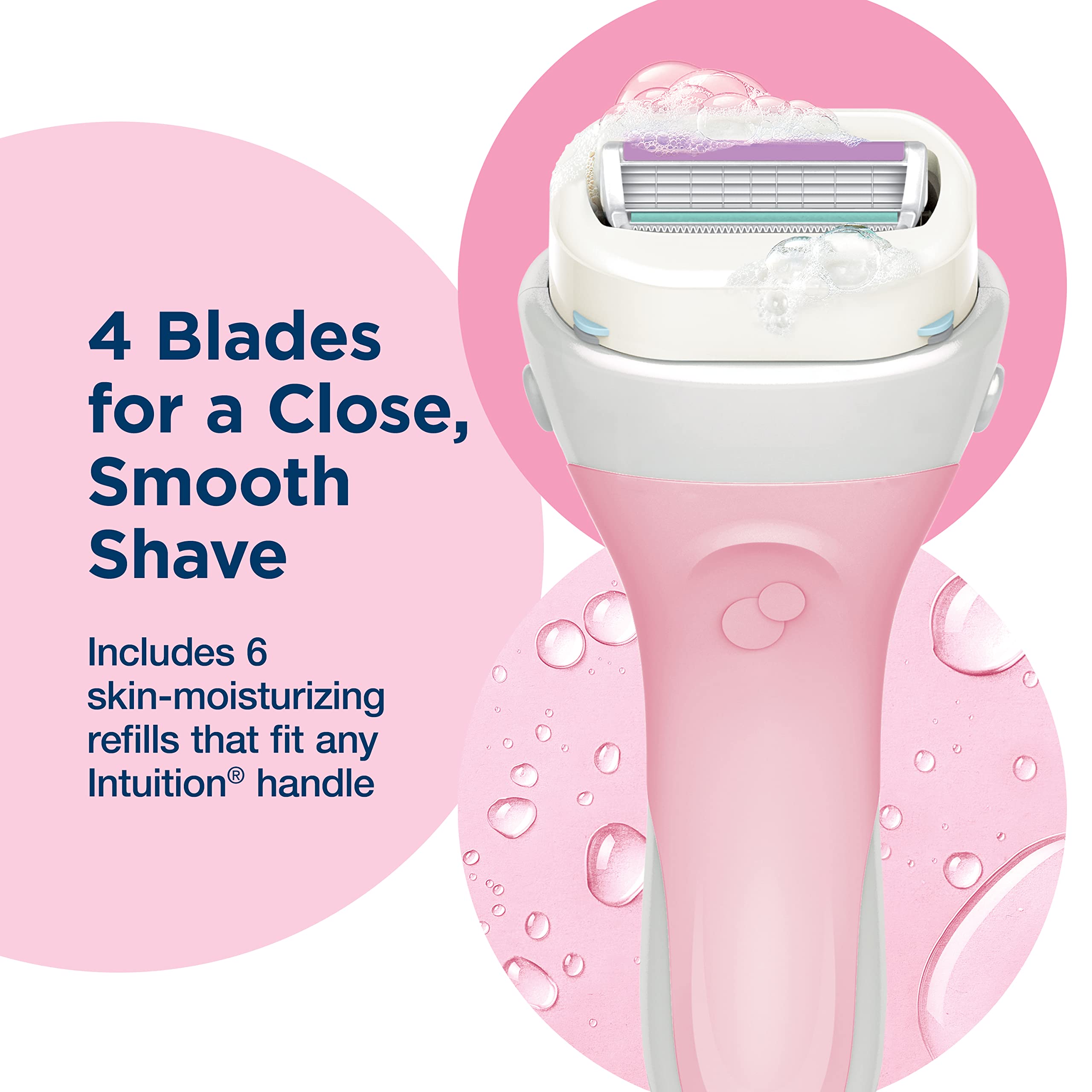 Intuition Schick Advanced Moisture Womens Razor Refills with Shea Butter, 6 count, Pack of 1 🍁 All In One Marketplace Canada
