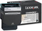 Lexmark C540H2KG Black Toner Cartridge, High Yield