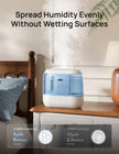 DREO 4L Humidifiers for Bedroom, 28dB Quiet Top Fill Supersized Cool Mist Humidifier for Baby Large Room, Oil Diffuser and Nightlight, 32H Runtime, Ultrasonic Humidifier for Home, Nursery, Plants 🍁 All In One Marketplace Canada