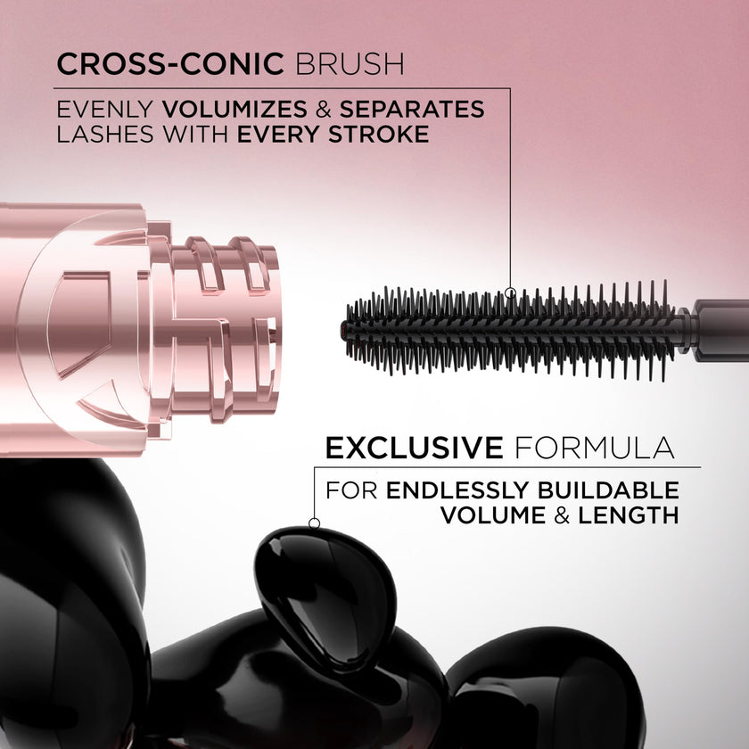 L'Oréal Paris Paradise Big Deal Volumizing Mascara, Buildable & Lengthening & Volume Mascara, No Clumps, Lightweight, Blackest Black 10.9 ml (pack of 1) 🍁 All In One Marketplace Canada
