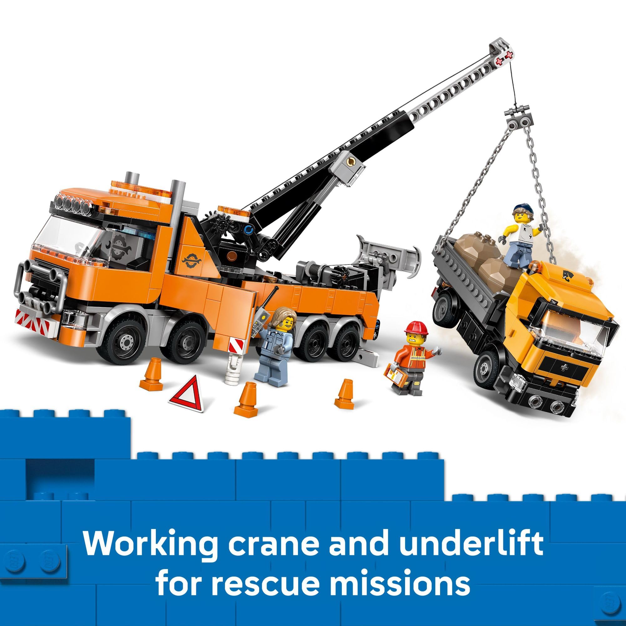 LEGO City Heavy-Duty Recovery Tow Truck with Crane Building Toy - Dump Truck & Tow Truck Toys for Boys & Girls, Ages 8+ - Pretend Play Set for Kids - Gift Idea for Birthdays & Holidays - 60467 🍁 All In One Marketplace Canada