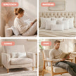 Utopia Bedding Throw Pillows Insert (Pack of 2, White) - 12 x 20 Inches Bed and Couch Pillows - Indoor Decorative Pillow 🍁 All In One Marketplace Canada