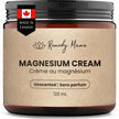 Remedy Mama Unscented Magnesium Cream for Daily Comfort – with Hemp Seed Oil, Jojoba Oil, Mango & Shea Butter – Magnesium Oil Spray Alternative – Natural, Gentle & Skin-Friendly – 4oz Glass Jar – Made in Canada 🍁 All In One Marketplace Canada