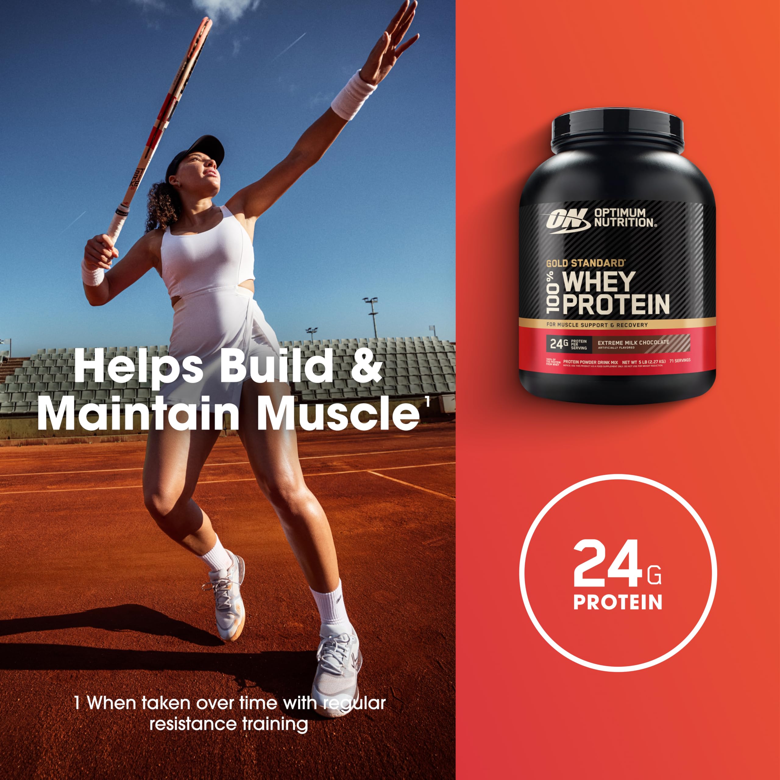 Optimum Nutrition Gold Standard 100% Whey Protein Powder, 2.270g - Extreme Milk Chocolate - 70 servings (packaging may vary) 🍁 All In One Marketplace Canada