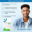 Thealoz Duo Gel - Clinically Proven Hydration for Dry Eyes w/Hyaluronic Acid & Trehalose, Lubricating Gel-Persistent Dryness, Stabilizes Tear Film for 6 Hrs-Contact Lens Wearers-Single-Use 30 Vials 🍁 All In One Marketplace Canada