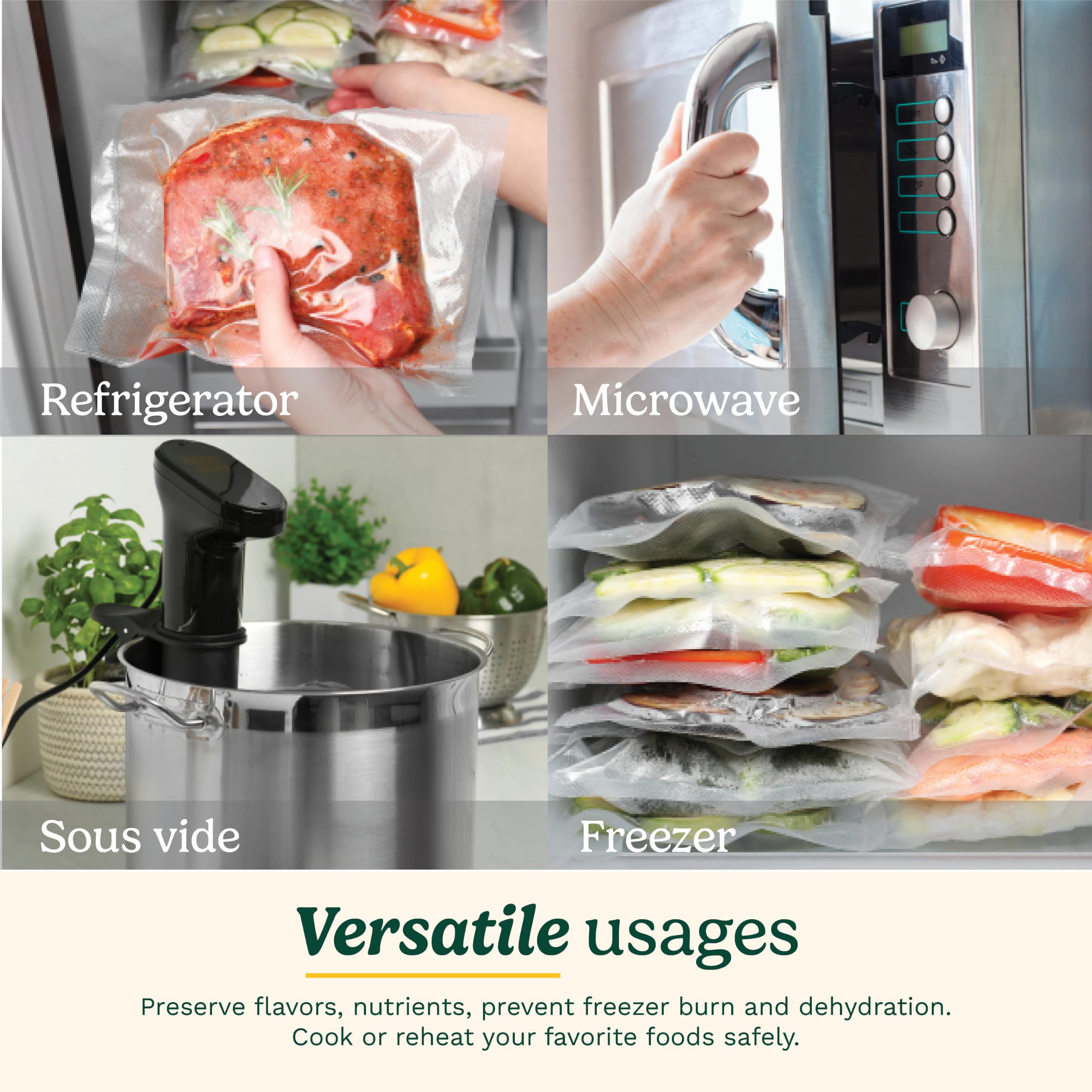 Cuisinart Vacuum Food Sealer Bags 2-Pack 11