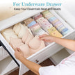 Vtopmart 8 Pack Drawer Dividers for Clothes, Adjustable 4