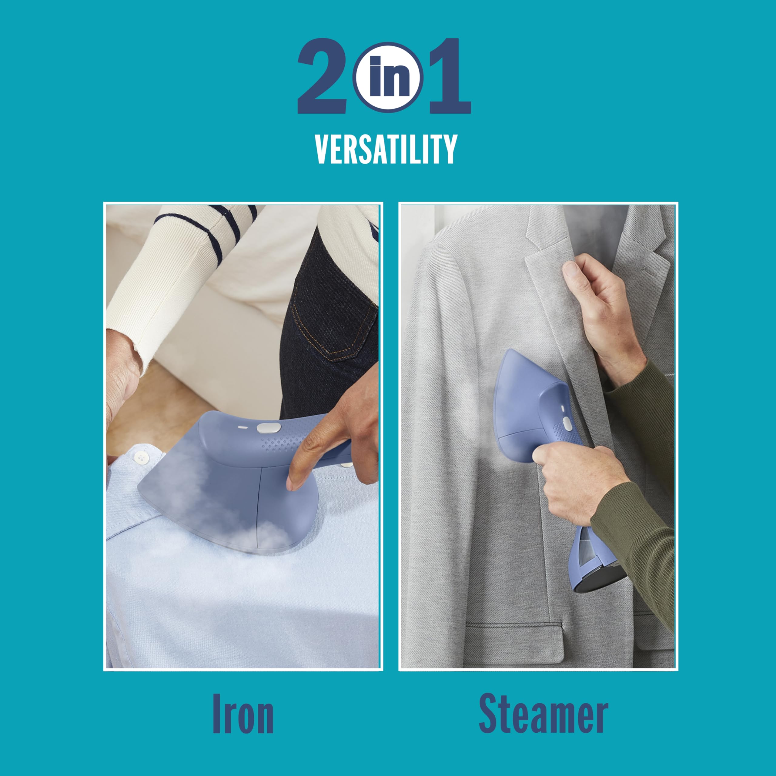 Conair Extreme Steam & Press 2 in 1 Steamer, Handheld Fabric Steamer, 1700W Clothing Stemaer, 30 second Heat-up, Travel Steamer 🍁 All In One Marketplace Canada