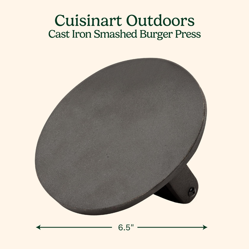 Cuisinart Smash Burger Press, Cast Iron, Heat Resistant Handle (CISB-111C) 🍁 All In One Marketplace Canada