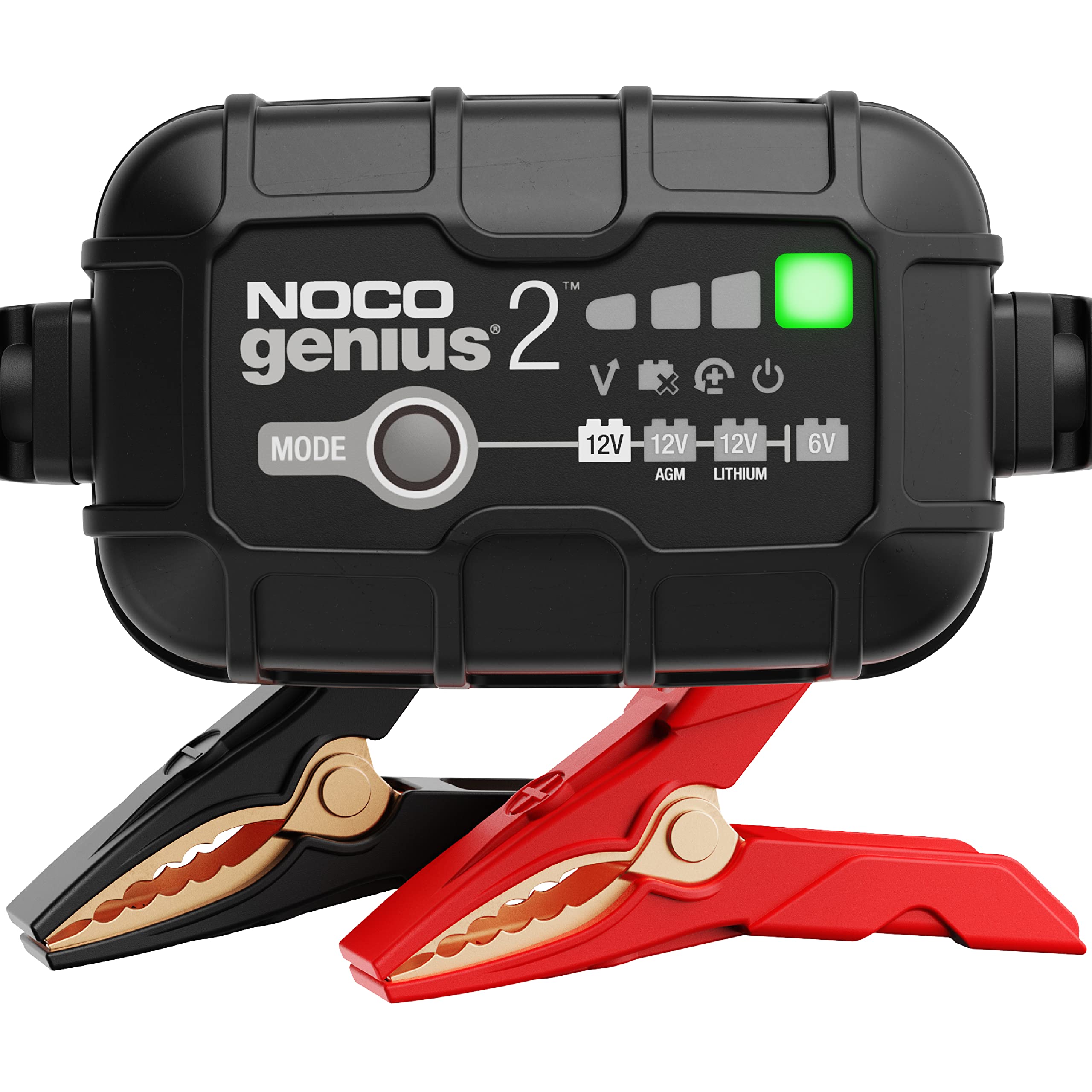NOCO GENIUS2: 2A 6V/12V Smart Battery Charger – Automatic Maintainer, Trickle Charger & Desulfator with Overcharge Protection & Temperature Compensation – for Lead-Acid & Lithium Batteries 🍁 All In One Marketplace Canada