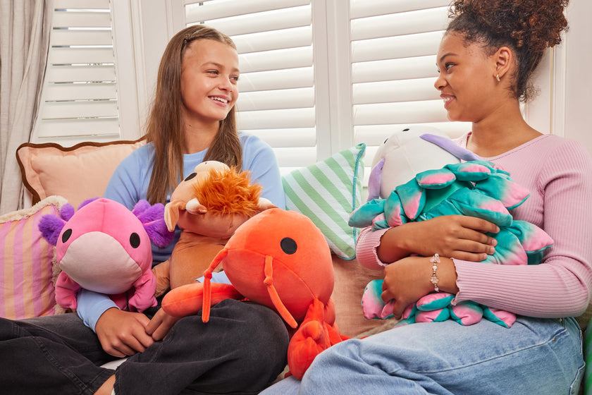 Hug-A-Lumps, Series 2, Medium, Plush, (Axolotl, Ally) 🍁 All In One Marketplace Canada