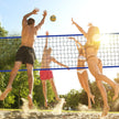 VEVOR Outdoor Portable Volleyball Net System, Adjustable Height Steel Poles, Professional Volleyball Set with PVC Volleyball, Pump, Carrying Bag, Heavy Duty Volleyball Net for Backyard, Beach, Lawn 🍁 All In One Marketplace Canada