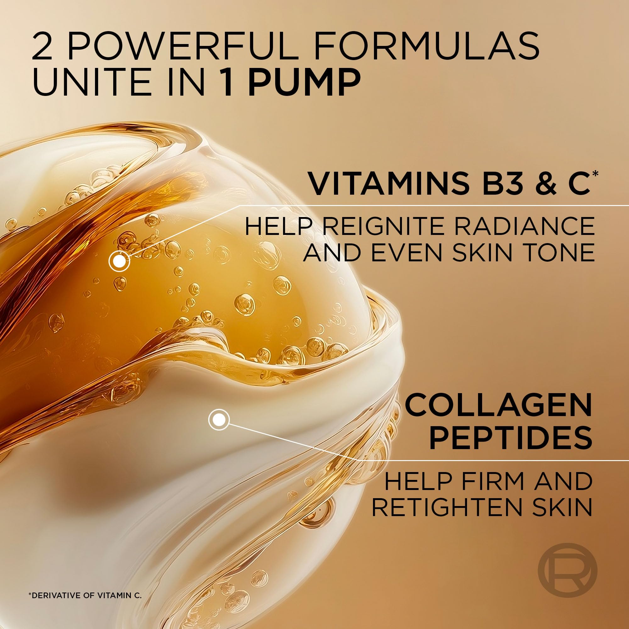 L'Oréal Paris Age Perfect Le Duo, Peptide Serum and Vitamin C & B3 Serum, Hydrating Anti-Aging Face Serum with Collagen Peptides & Vitamin B3, 30 mL 🍁 All In One Marketplace Canada