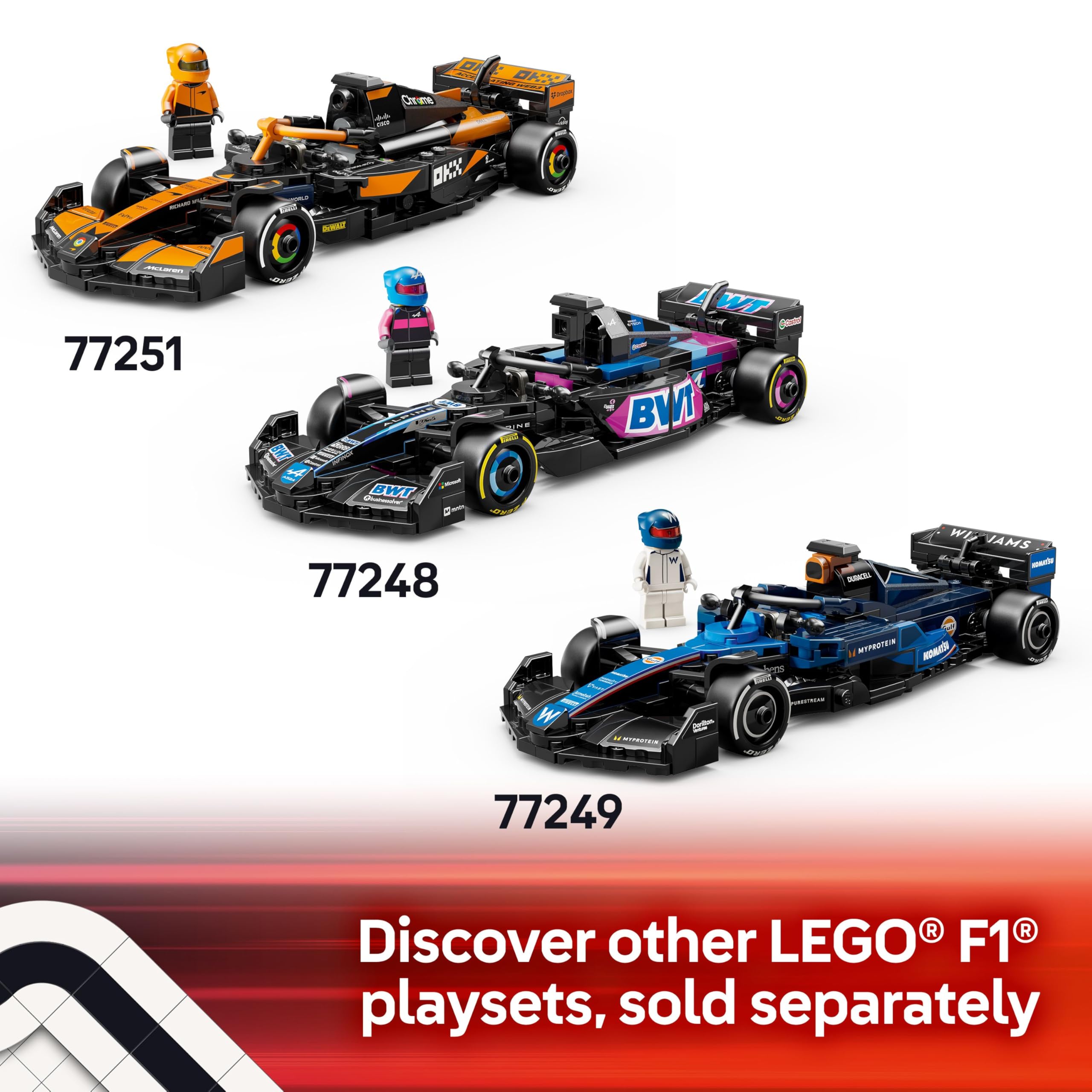 LEGO Speed Champions MoneyGram Haas F1 Team VF-24 Race Car Toy - Building Set for Kids, Boys & Girls, Ages 10+ - Toy Car for F1 Fans - Gift Idea for Birthday - 77250 🍁 All In One Marketplace Canada