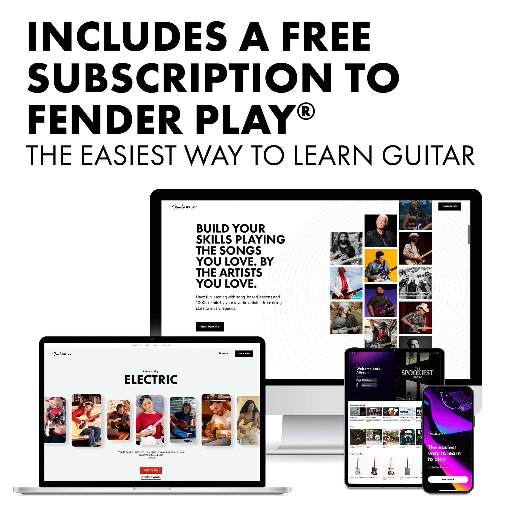 Fender California Debut Redondo CE Series Acoustic Guitar, Beginner Guitar, 2-Year Warranty, Includes Built-In Tuner, 2-Tone Sunburst 🍁 All In One Marketplace Canada
