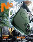 TOCOL for iPhone 17 Case, Full Camera Protection, Built-in Magnetic Ring, Compatible with Magsafe, Drop Protection, Translucent Matte Phone Case for iPhone 17 6.3 inch (Alpine Green) 🍁 All In One Marketplace Canada
