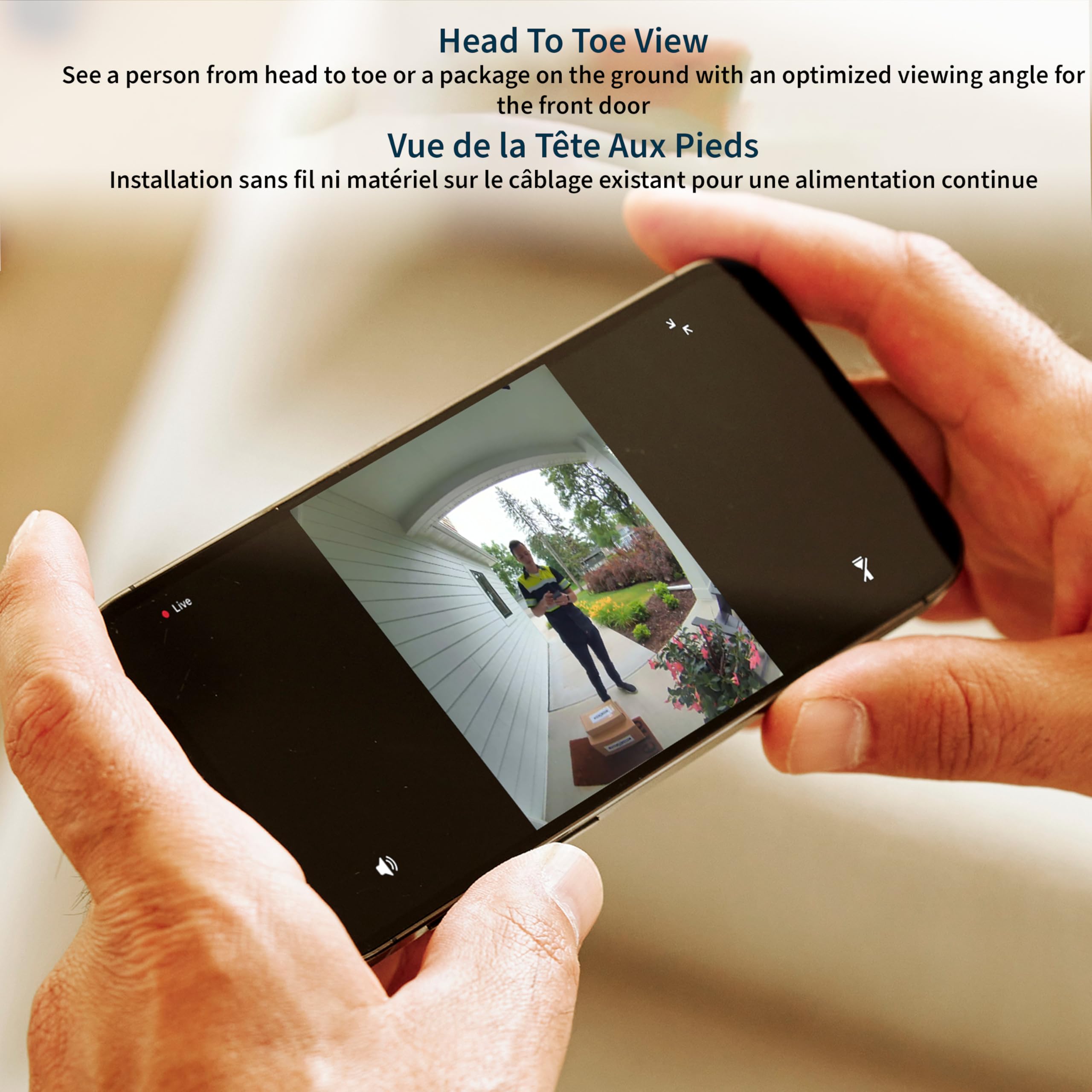 Arlo Essential Security Camera 2K (3rd Gen, 2025 Release) - Wireless Outdoor Camera, Battery Power, Person Recognition, Package Detection, Animated Preview, 1-Month Trial of Secure Plan, 2 Cam, White 🍁 All In One Marketplace Canada
