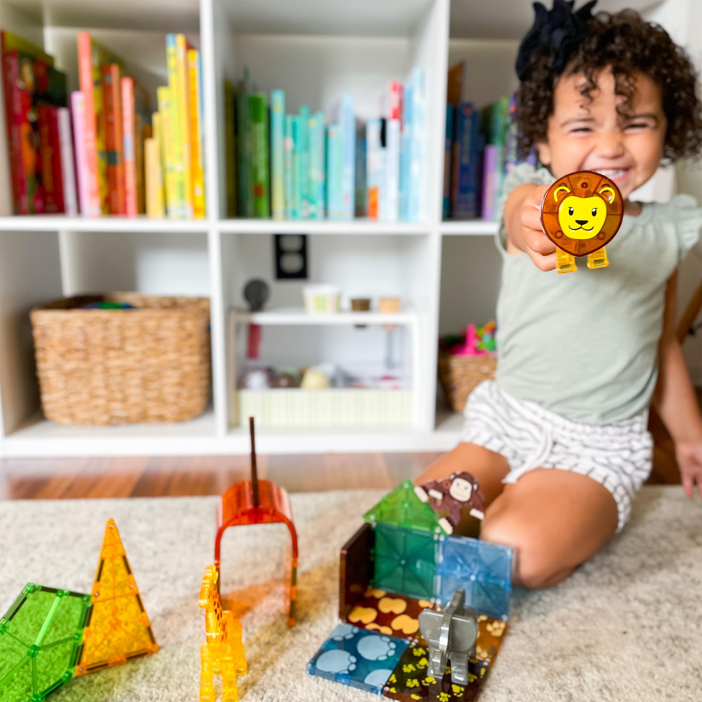 MAGNA-TILES Safari Animals 25-Piece Magnetic Construction Set, The Original Magnetic Building Brand 🍁 All In One Marketplace Canada