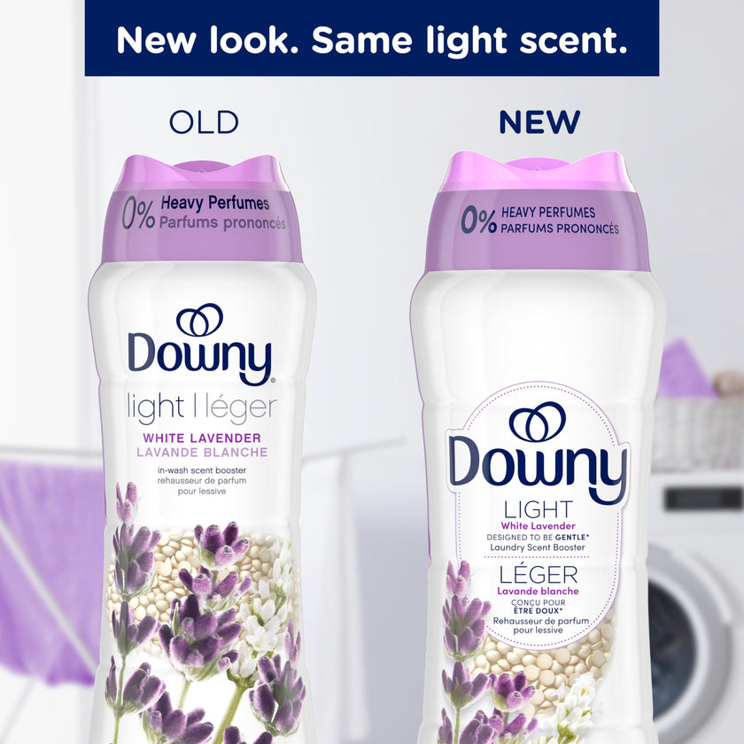 Downy Light Laundry Scent Booster Beads for Washer, White Lavender, with No Heavy Perfumes, 680 g 🍁 All In One Marketplace Canada