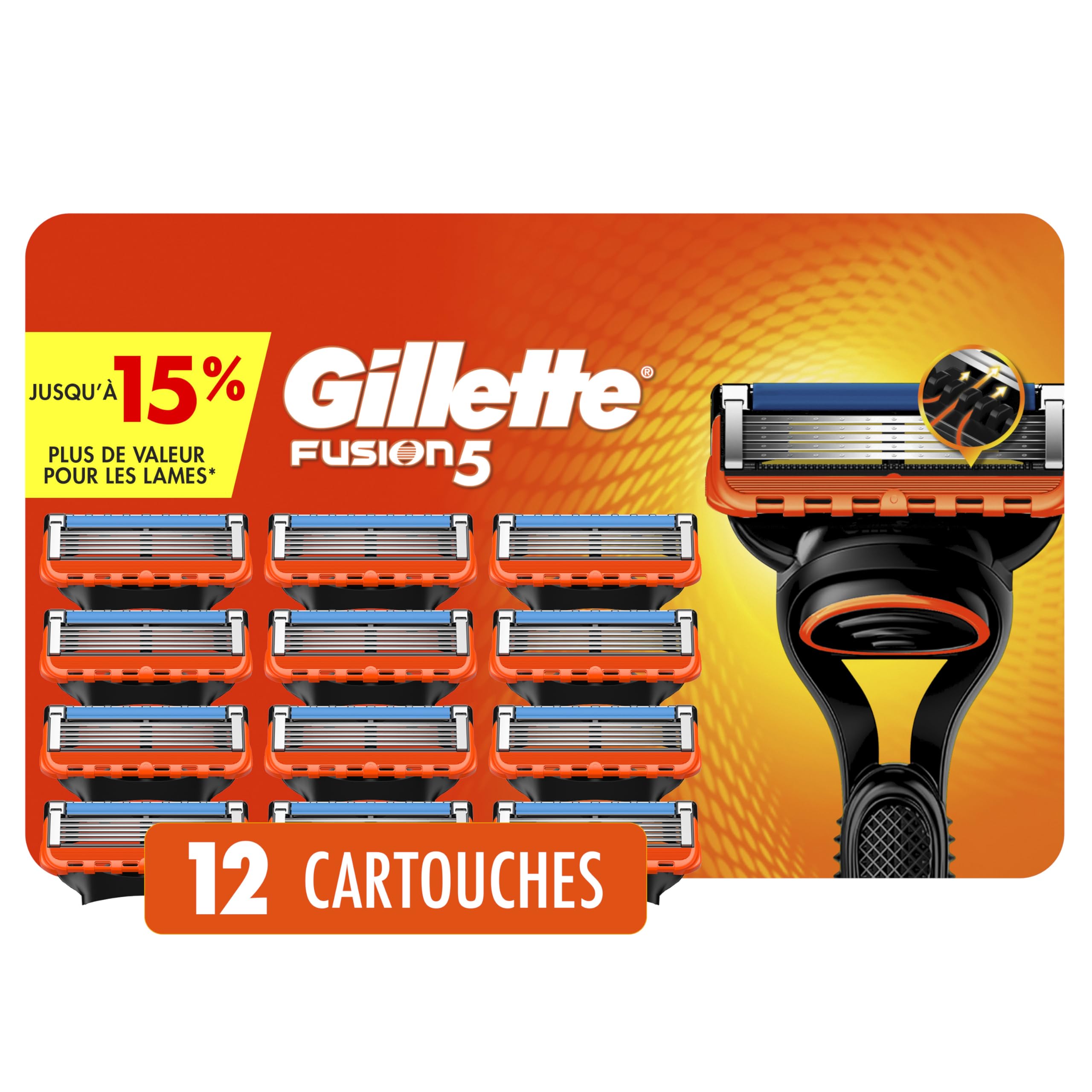 Gillette Fusion5 Men's Razor Blade Refills, 12 Refills 🍁 All In One Marketplace Canada