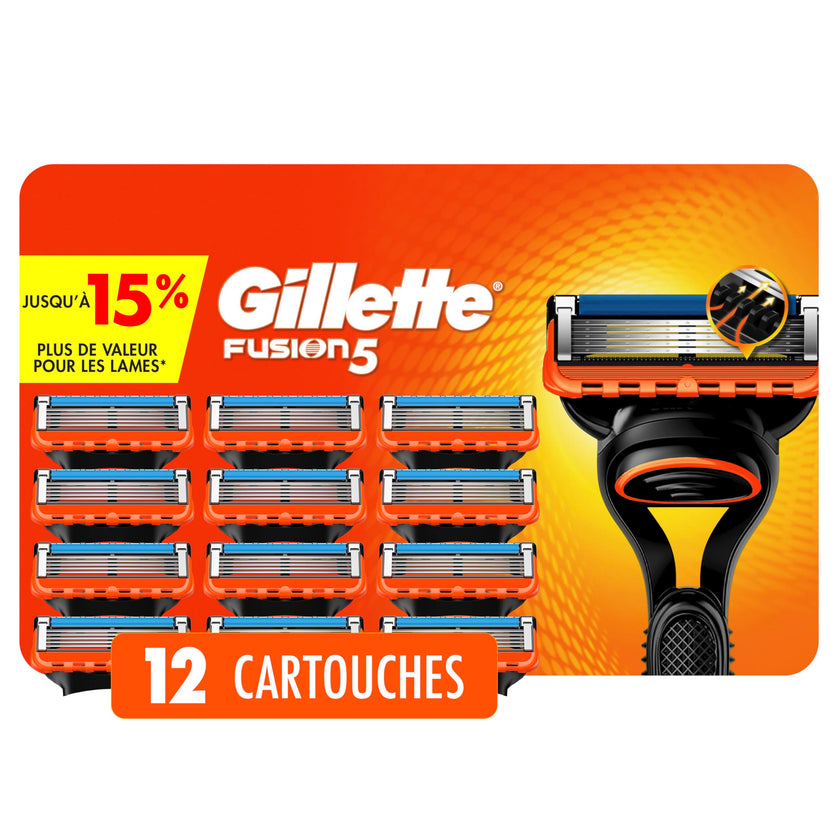 Gillette Fusion5 Men's Razor Blade Refills, 12 Refills 🍁 All In One Marketplace Canada