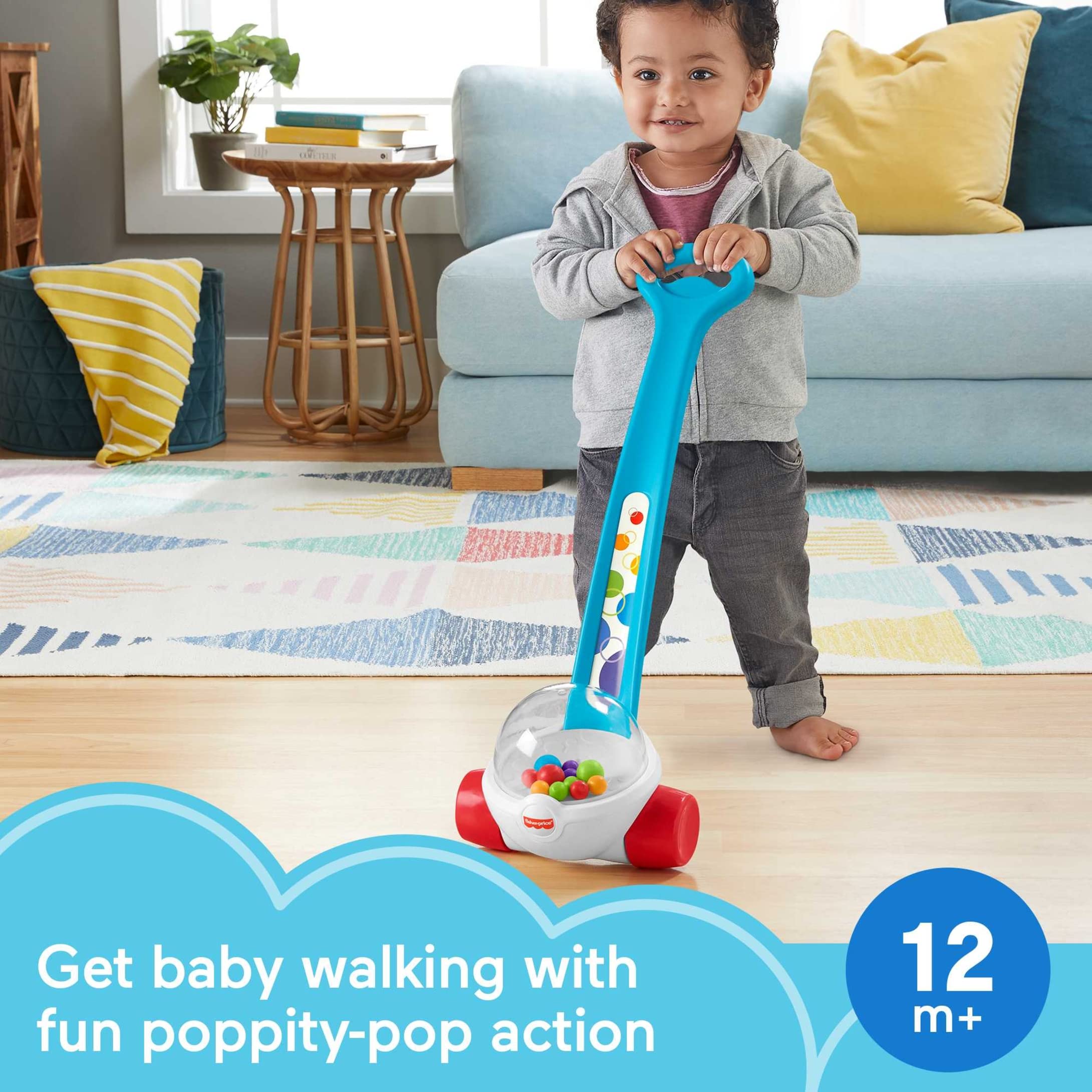 Fisher-Price Corn Popper, Blue Push-Along Toy 🍁 All In One Marketplace Canada