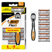 BIC Flex 5 Men's Refillable 5-Blade Razors with 1 Handle and 7 Cartridges, Up to 13 Shaves Per Cartridge, Men's Razors for First Apartment Essentials 🍁 All In One Marketplace Canada