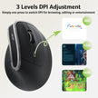 Acer Wireless Ergonomic Mouse, Rechargeable Vertical Mouse, 3 Adjustable DPI 1600/1200/1000, Ergo Mice, 2.4GHz Computer Mouse with 6 Buttons, 2.4GHz USB Receiver for Laptop, PC, Desktop 🍁 All In One Marketplace Canada