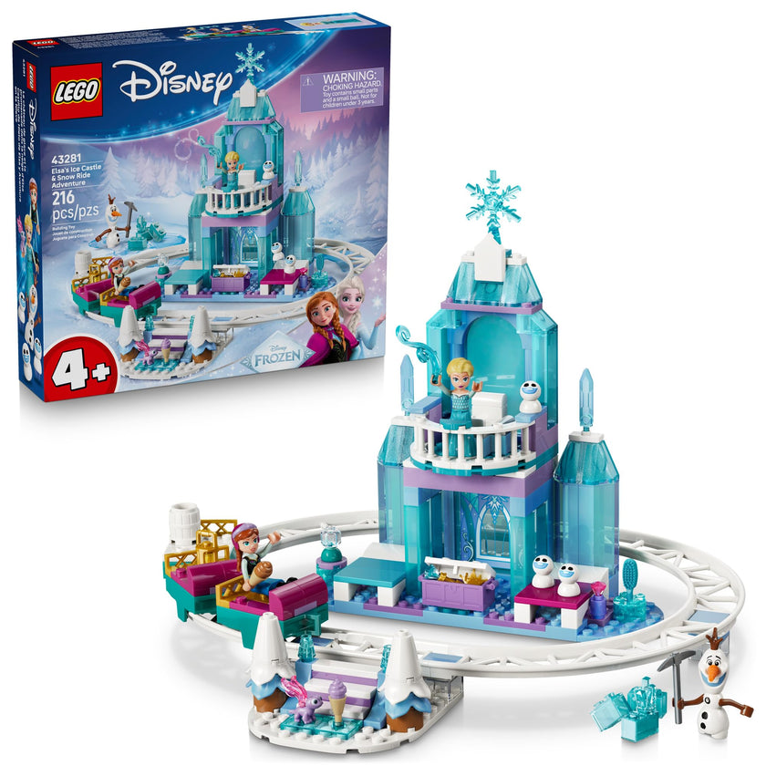 LEGO Disney Frozen Elsa’s Ice Castle & Snow Ride Adventure Building Toy - Frozen Toys for Girls & Boys, Ages 4+ - Disney Gift for Kids - 43281 🍁 All In One Marketplace Canada