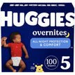 Huggies Overnites Nighttime Baby Diapers, Size 5, 100 Ct 🍁 All In One Marketplace Canada
