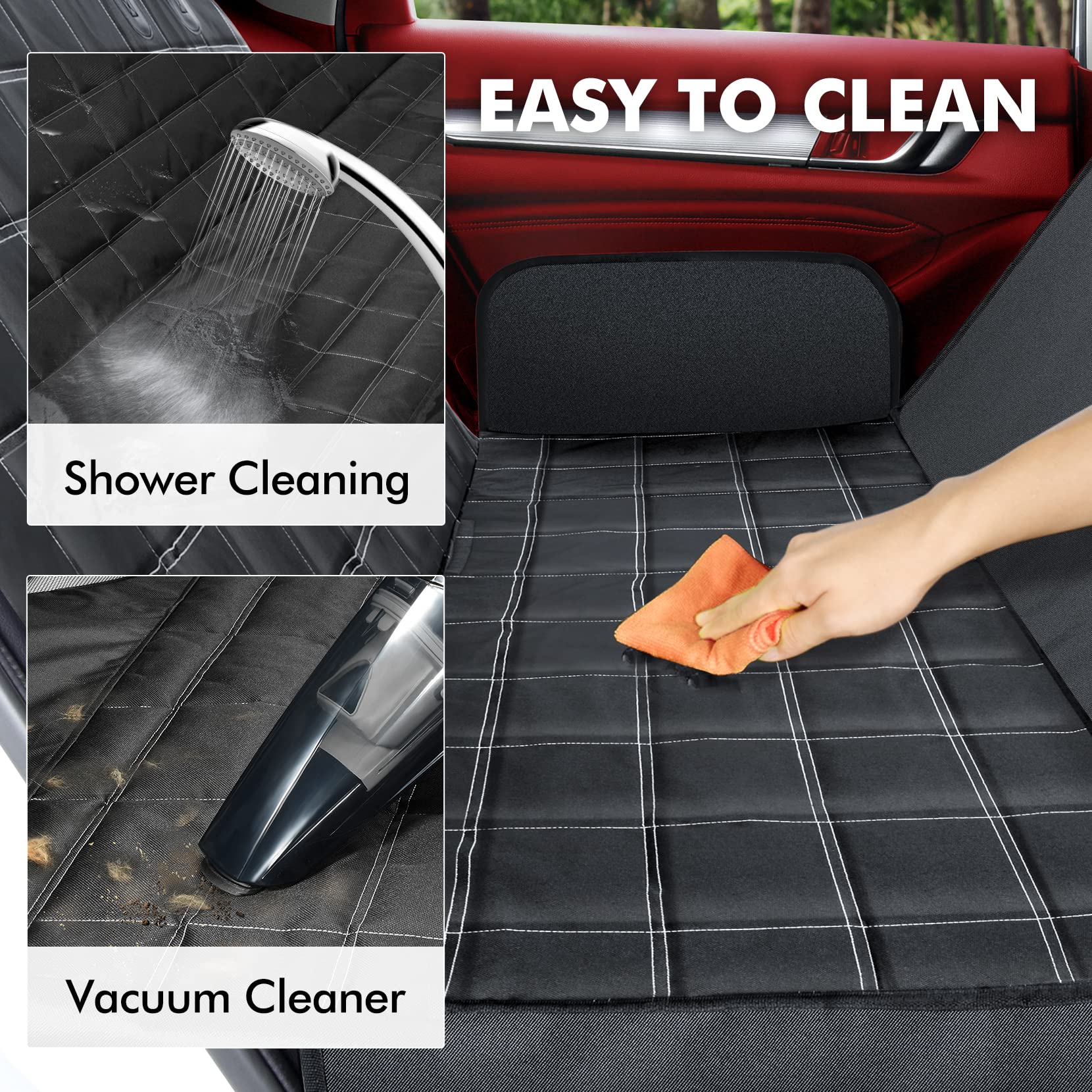 Dog Car Seat Cover, Multifunctional Dog Hammock for Back Seat,Waterproof Car Seat Protector, Scratch Proof Dog Seat Cover for Back Seat, Nonslip Seat Covers for SUV,Trucks, Cars 🍁 All In One Marketplace Canada