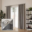 Umbra Twilight Double Curtain Rod Set – Wrap Around Design Ideal for Blackout or Room Darkening Panels, 66 to 144 Inches, Nickel 🍁 All In One Marketplace Canada