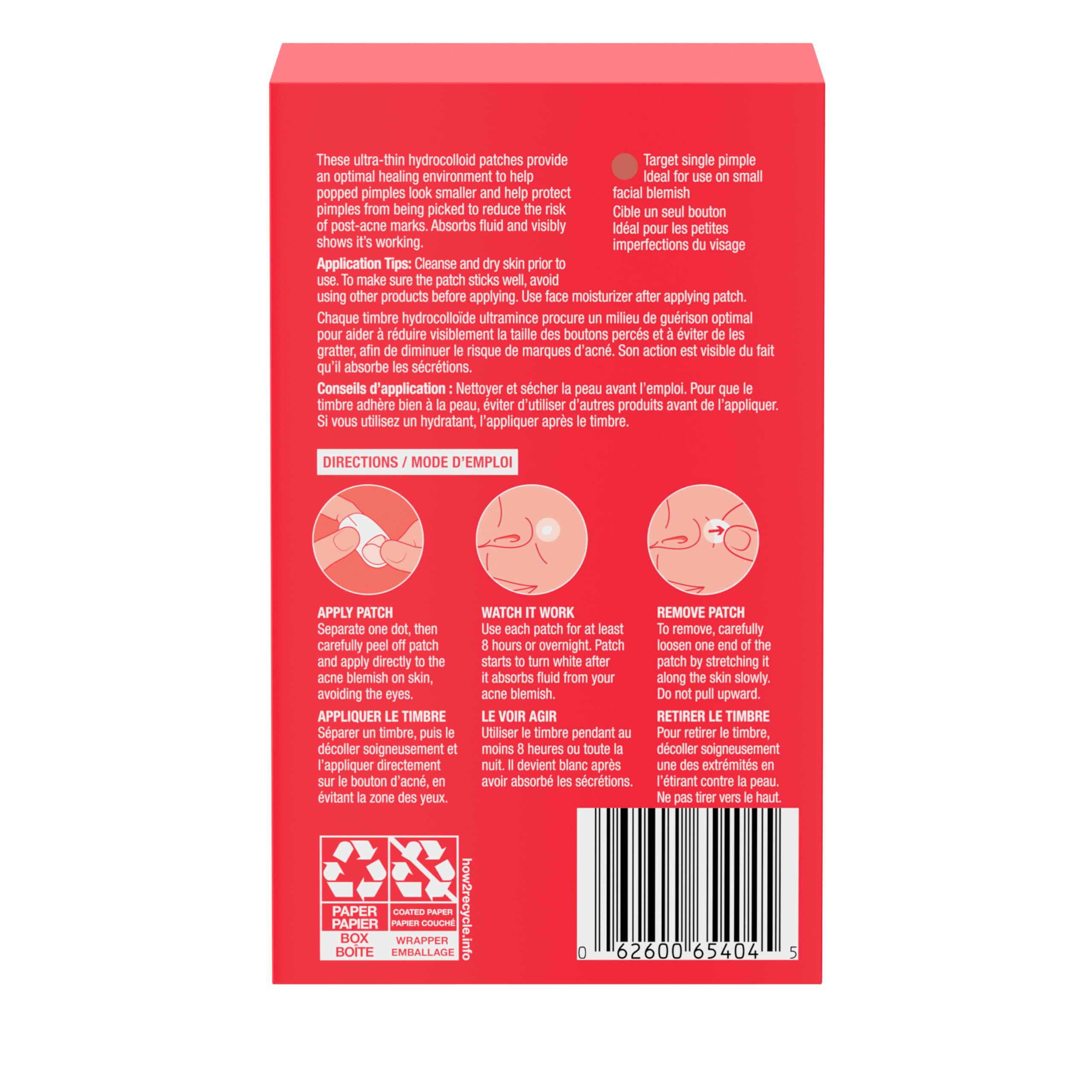 Neutrogena Stubborn Acne Blemish Pimple Patches, Hydrocolloid, 2x24 Pack 🍁 All In One Marketplace Canada