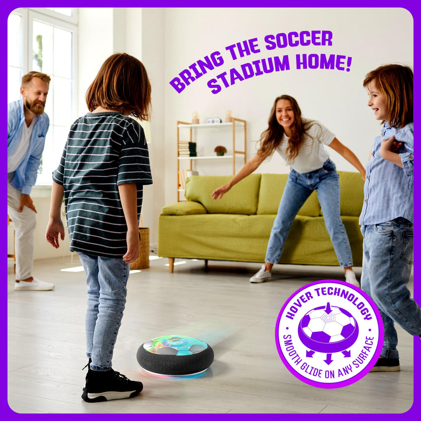Ninja Blast Hover Soccer Ball for Kids - Boy Birthday Gifts - Indoor Toy Games Gift for Boys Age 6, 7, 8, 9, 10, 11, 12 Year Old - Light-Up Toys Game for Kid - 6-8, 8-12 - Gifts for 8 Year Old Boy 🍁 All In One Marketplace Canada