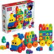 MEGA BLOKS First Builders Toddler Building Blocks Toy Set, ABC Musical Train with 50 Pieces, Music and Sounds, Ages 1+ Years 🍁 All In One Marketplace Canada