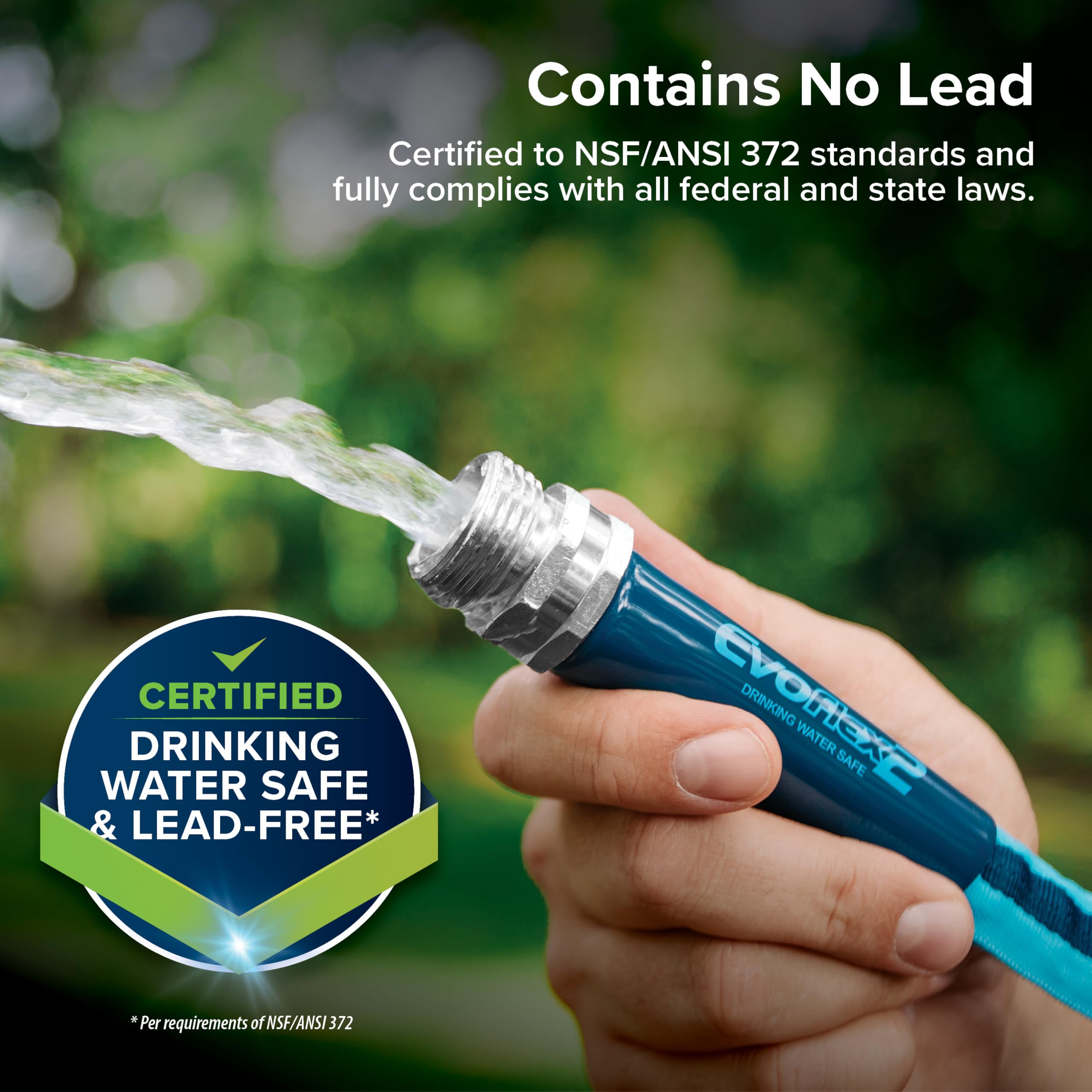 Camco EvoFlex2 50-ft Drinking Water Hose - RV Drinking Water Hose Reinforced with Fabric & Ultra Lightweight - Contains No Lead, No BPA & No Phthalate - Abrasion Resistant (22579) 🍁 All In One Marketplace Canada